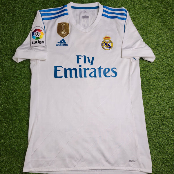 Cristiano Ronaldo Real Madrid Home 2017 2018 LAST SEASON ADIZERO PLAYER ISSUE Soccer Jersey Shirt M SKU# B31097 Adidas