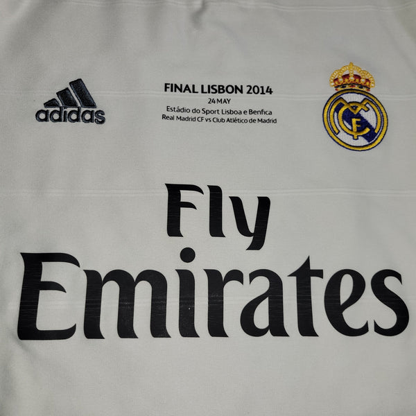 Cristiano Ronaldo Real Madrid UEFA FINAL 2013 2014 Home Soccer Jersey Shirt XL SKU# G81157 Adidas