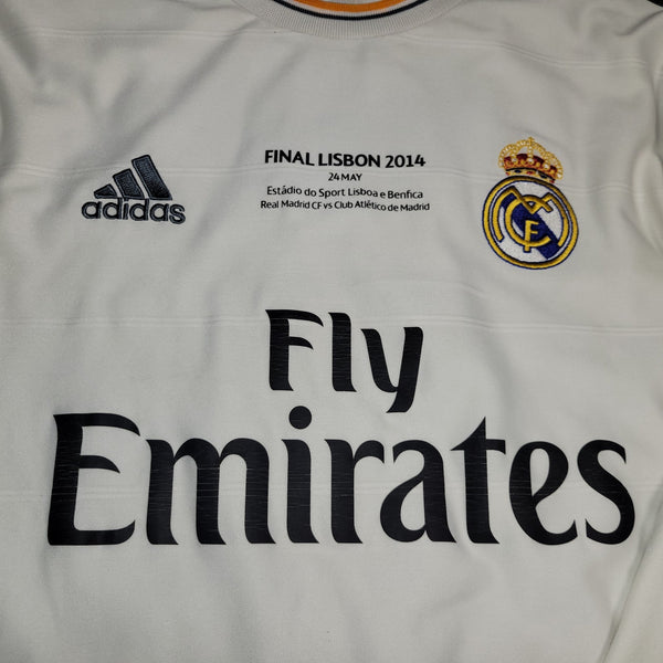 Cristiano Ronaldo Real Madrid UEFA FINAL 2013 2014 Soccer Jersey Shirt L SKU# G81098 Adidas