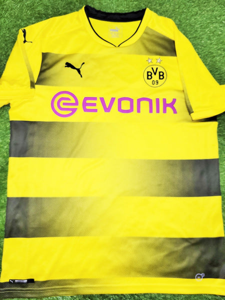 Dembele Borussia Dortmund 2017 2018 Soccer Jersey Shirt L foreversoccerjerseys