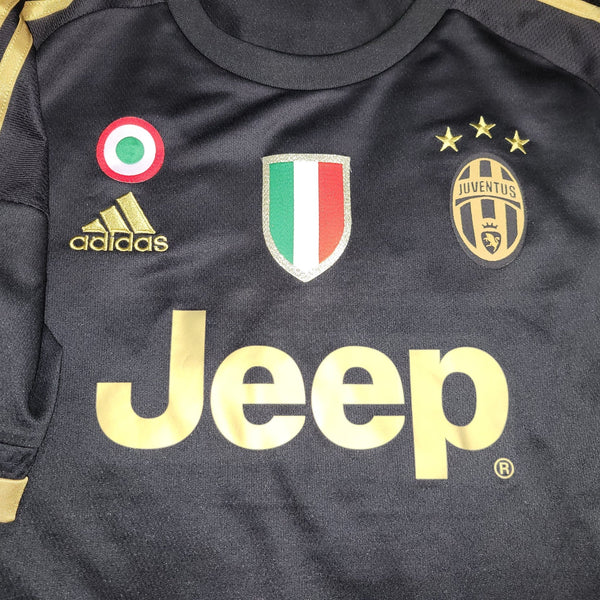 Dybala Juventus 2015 2016 Third UEFA Soccer Jersey Shirt L SKU# S12849 Adidas