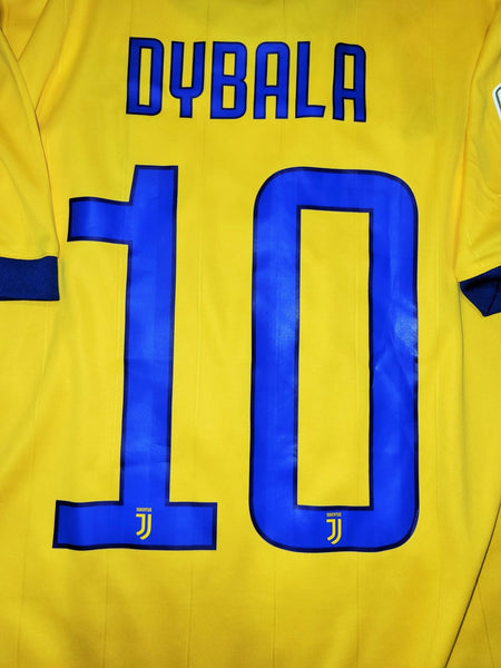 Dybala Juventus 2017 2018 Away Soccer Jersey Shirt M SKU# BQ4530 Adidas