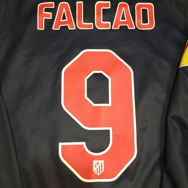 Falcao Atletico Madrid 2011 2012 MATCH ISSUED Soccer Jersey L Nike