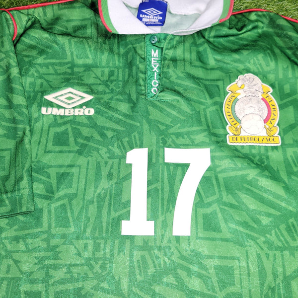 Galindo Mexico Umbro 1993 Soccer Jersey Shirt L Umbro