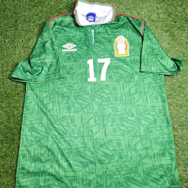 Galindo Mexico Umbro 1993 Soccer Jersey Shirt L Umbro