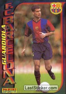 Guardiola Barcelona 1998 1999 Home Soccer Jersey Shirt L Nike