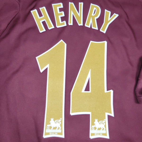 Henry Arsenal 2005 2006 HIGHBURY LAST GAME Home Soccer Jersey Shirt XL SKU# 195578 Nike