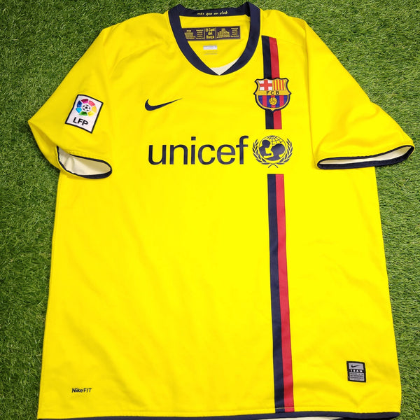 Henry Barcelona TREBLE SEASON 2008 2009 Away Soccer Jersey Shirt L SKU# 286787 - 760 Nike