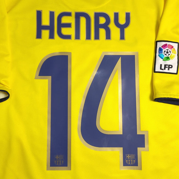 Henry Barcelona TREBLE SEASON 2008 2009 Away Soccer Jersey Shirt L SKU# 286787 - 760 Nike