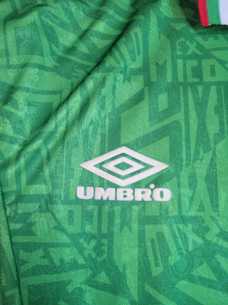 Hugo Sanchez Mexico Umbro 1993 COPA AMERICA Soccer Jersey Shirt XL Umbro