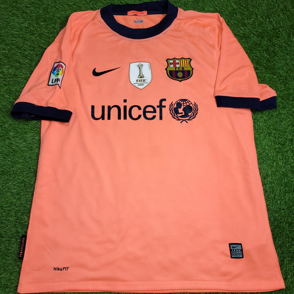 Ibrahimovic Barcelona DEBUT SEASON 2009 2010 Soccer Away Jersey Shirt M SKU# 355020 - 870 Nike