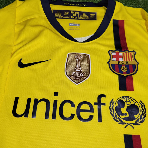 Ibrahimovic Barcelona DEBUT SEASON 2009 2010 Soccer Third Jersey Shirt L SKU# 286787 - 760 Nike