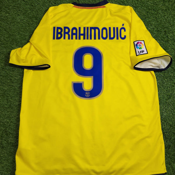 Ibrahimovic Barcelona DEBUT SEASON 2009 2010 Soccer Third Jersey Shirt L SKU# 286787 - 760 Nike