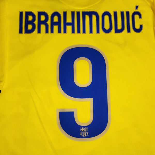 Ibrahimovic Barcelona DEBUT SEASON 2009 2010 Soccer Third Jersey Shirt XL SKU# 286787 - 760 Nike