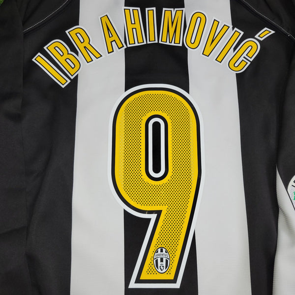 Ibrahimovic Juventus 2004 2005 DEBUT SEASON Home Soccer Jersey Shirt XL Nike