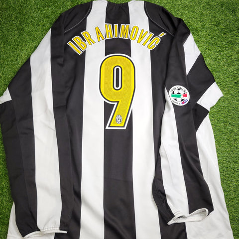 Ibrahimovic Juventus 2004 2005 DEBUT SEASON Home Soccer Jersey Shirt XL Nike