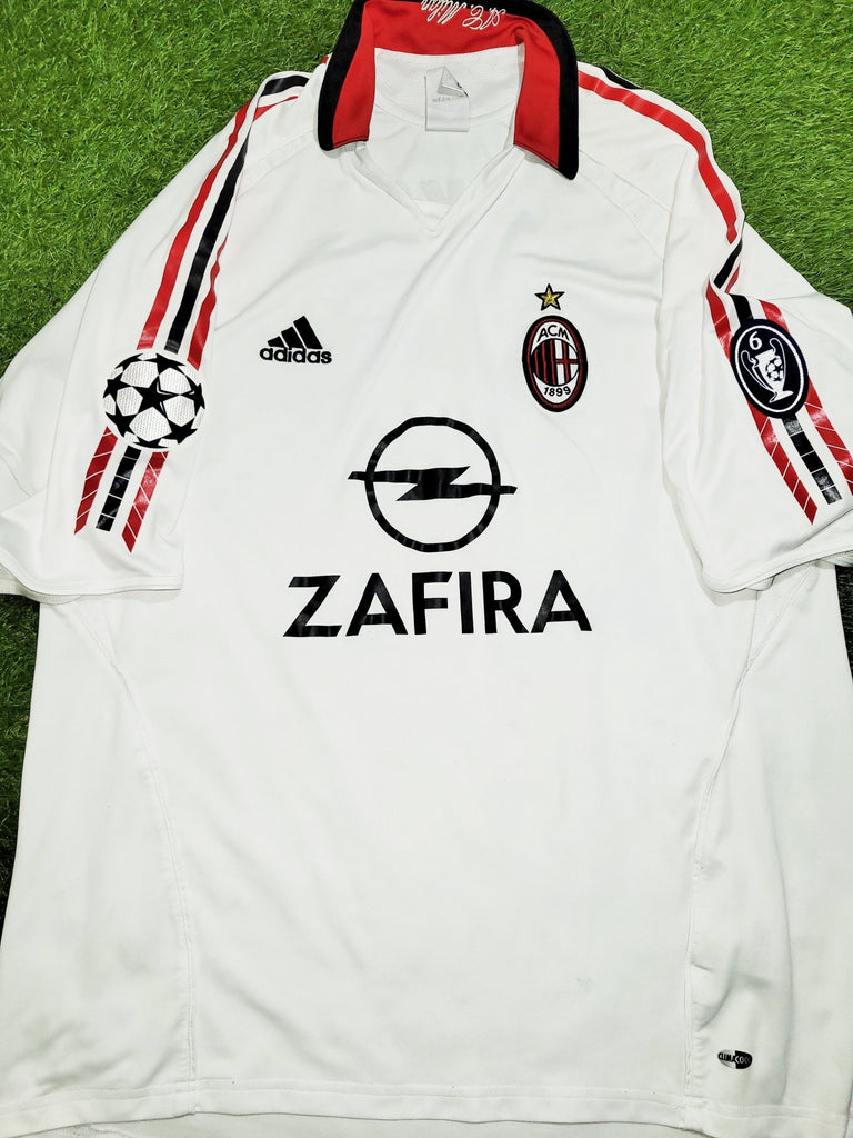 Kaka AC Milan 2005 2006 UEFA Soccer Away Jersey Shirt XL SKU# 109951 –  foreversoccerjerseys