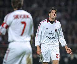 Kaka AC Milan 2005 2006 UEFA Soccer Away Jersey Shirt XL SKU# 109951 Adidas