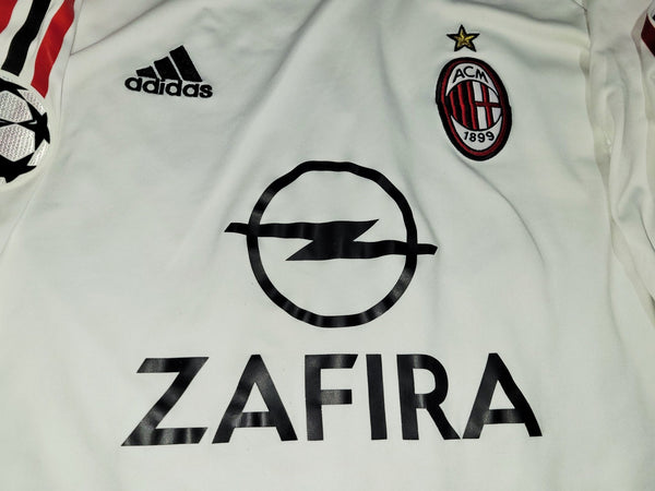 Kaka AC Milan 2005 2006 UEFA Soccer Away Jersey Shirt XL SKU# 109951 Adidas