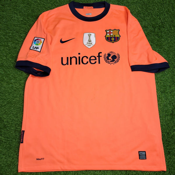 Marquez Barcelona 2009 2010 Away Soccer Jersey Shirt L SKU# 355020 - 870 Nike