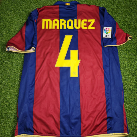 Marquez Barcelona Anniversary Home 2007 2008 Soccer Jersey Shirt L SKU# 237741 - 655 Nike