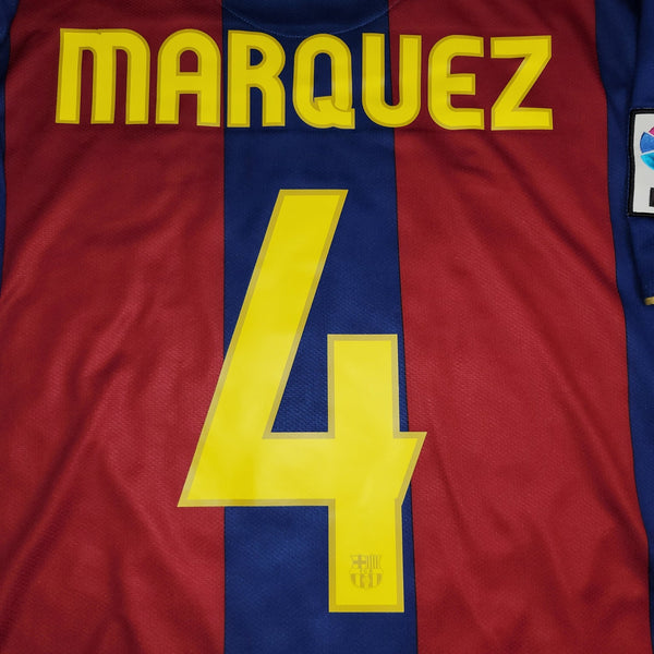 Marquez Barcelona Anniversary Home 2007 2008 Soccer Jersey Shirt L SKU# 237741 - 655 Nike