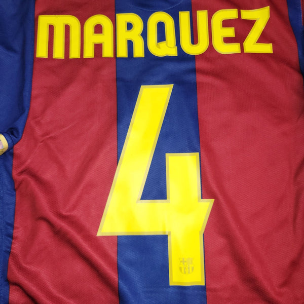 Marquez Barcelona Anniversary Home 2007 2008 Soccer Jersey Shirt M SKU# 237741 - 655 Nike