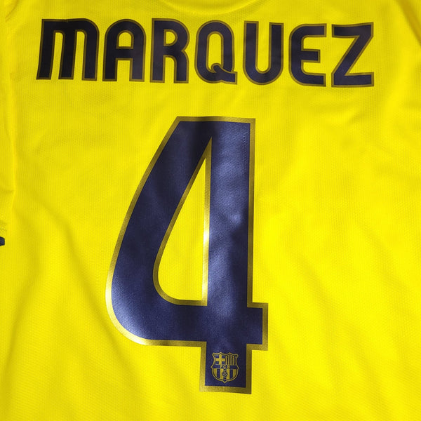 Marquez Barcelona TREBLE SEASON 2008 2009 Away Soccer Jersey Shirt L SKU# 286787 - 760 Nike