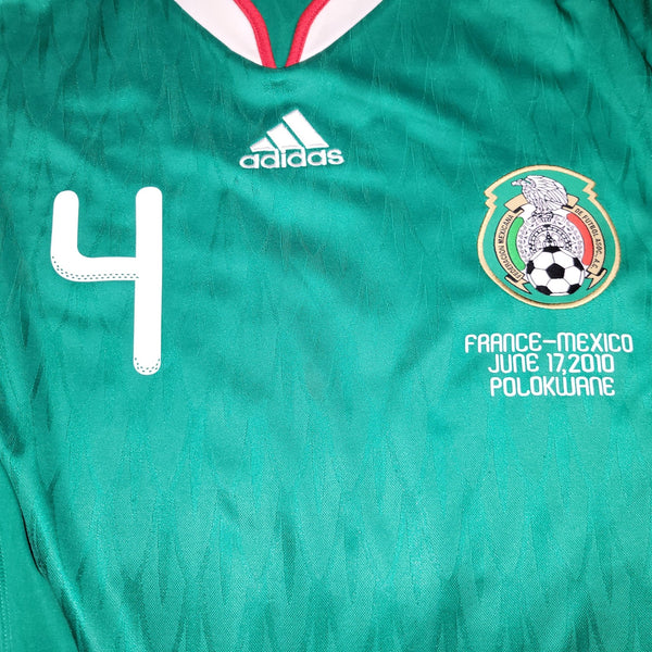 Marquez Mexico 2010 WORLD CUP Home Long Sleeve Soccer Jersey Shirt L SKU# P41409 Adidas