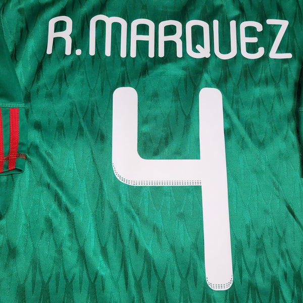 Marquez Mexico 2010 WORLD CUP Home Soccer Jersey Shirt M SKU# P41410 Adidas