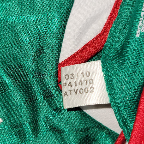 Marquez Mexico 2010 WORLD CUP Home Soccer Jersey Shirt M SKU# P41410 Adidas