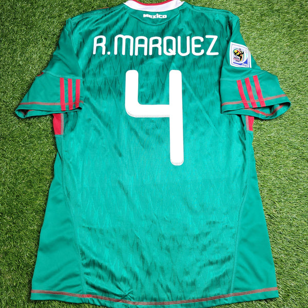 Marquez Mexico 2010 WORLD CUP Home Soccer Jersey Shirt M SKU# P41410 Adidas