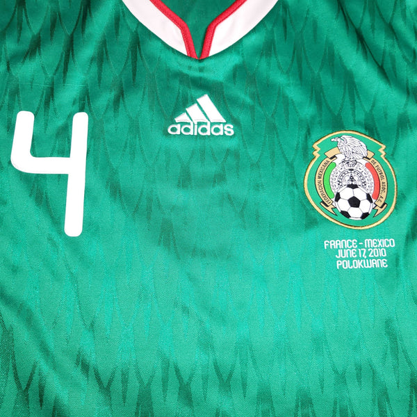 Marquez Mexico 2010 WORLD CUP Home Soccer Jersey Shirt M SKU# P41410 Adidas