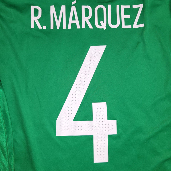 Marquez Mexico 2016 GOLD CUP Long Sleeve Soccer Jersey Shirt L SKU# AC2724 Adidas