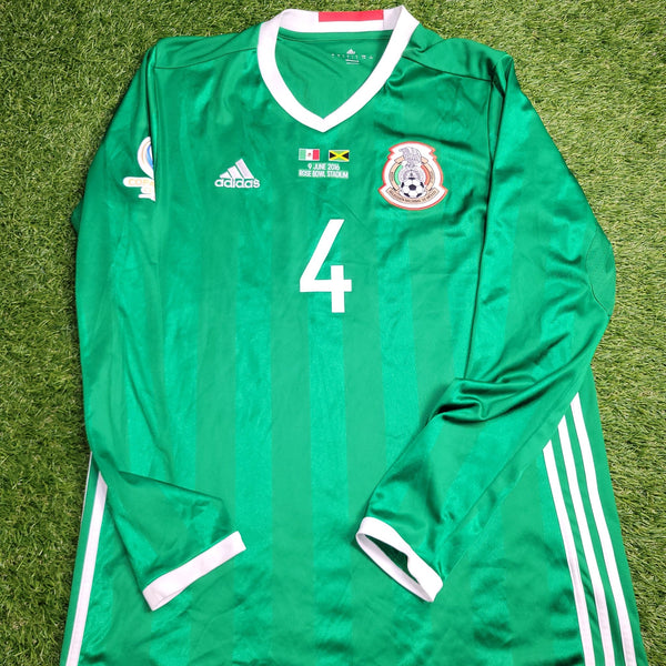 Marquez Mexico 2016 GOLD CUP Long Sleeve Soccer Jersey Shirt L SKU# AC2724 Adidas