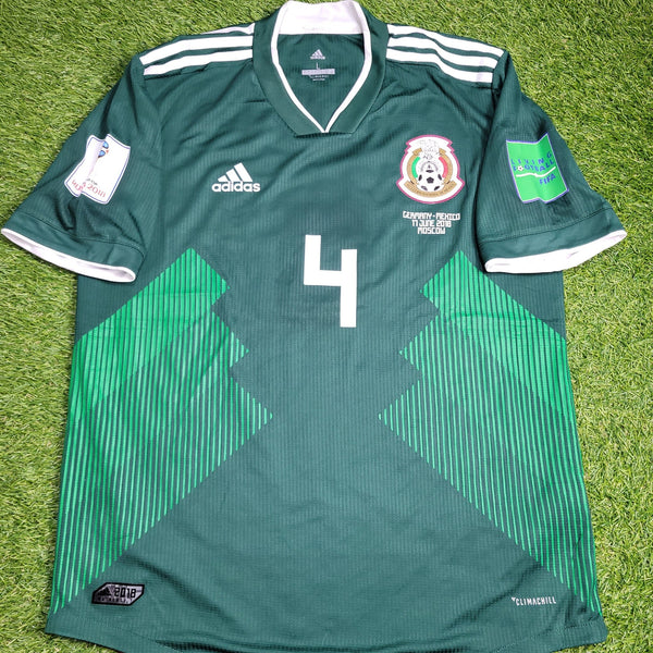 Marquez Mexico 2018 WORLD CUP PLAYER ISSUE Soccer Jersey Shirt L SKU# BQ4703 Adidas