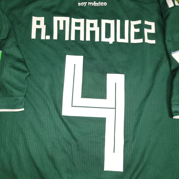 Marquez Mexico 2018 WORLD CUP PLAYER ISSUE Soccer Jersey Shirt L SKU# BQ4703 Adidas