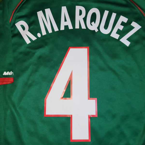 Marquez Mexico Atletica 2002 WORLD CUP Soccer Home Jersey Shirt XL Atletica