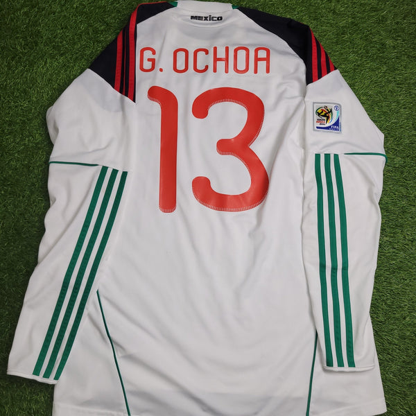 Memo Ochoa Mexico 2010 WORLD CUP GK Soccer Jersey Shirt M SKU# P41385 Adidas