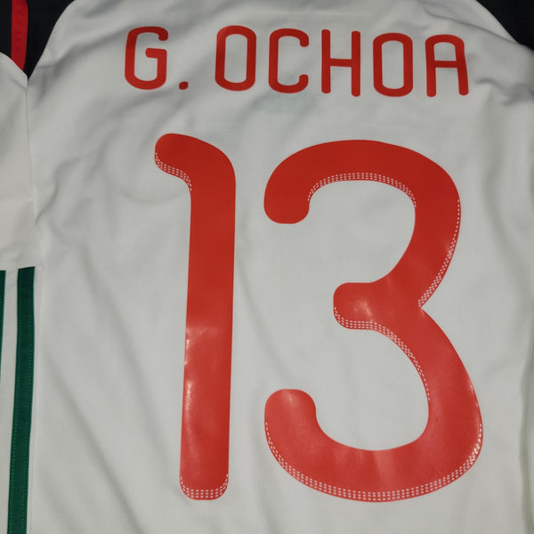 Memo Ochoa Mexico 2010 WORLD CUP GK Soccer Jersey Shirt S SKU# P41385 Adidas