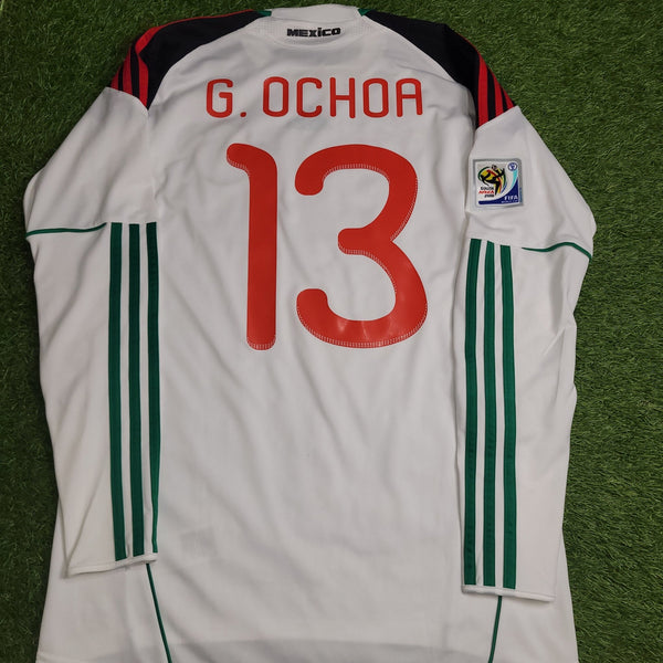 Memo Ochoa Mexico 2010 WORLD CUP GK Soccer Jersey Shirt S SKU# P41385 Adidas