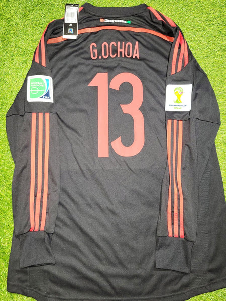 Memo Ochoa Mexico 2014 WORLD CUP GK Soccer Jersey Shirt Camiseta BNWT L SKU# G86995 Adidas