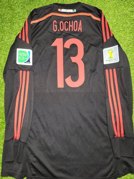 Memo Ochoa Mexico 2014 WORLD CUP GK Soccer Jersey Shirt Camiseta XL SKU# G86995 Adidas