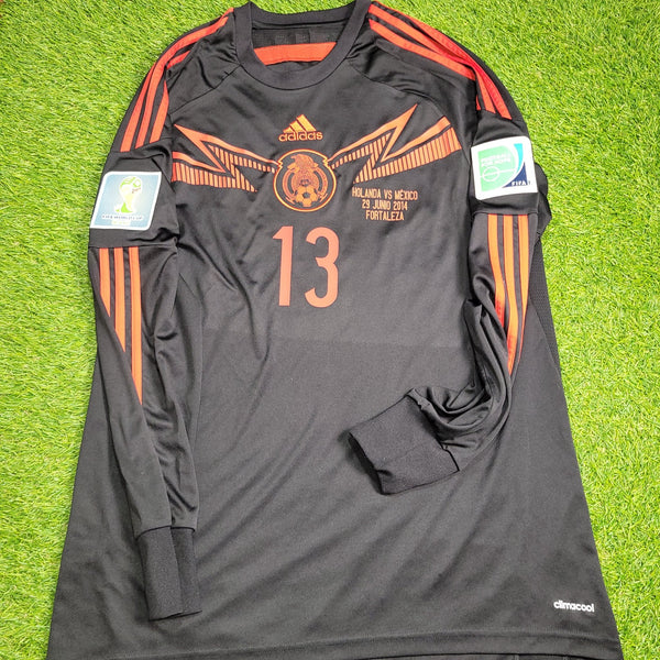 Memo Ochoa Mexico 2014 WORLD CUP GK Soccer Jersey Shirt L SKU# G86995 Adidas