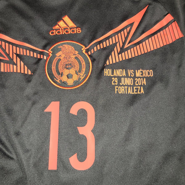 Memo Ochoa Mexico 2014 WORLD CUP GK Soccer Jersey Shirt L SKU# G86995 Adidas