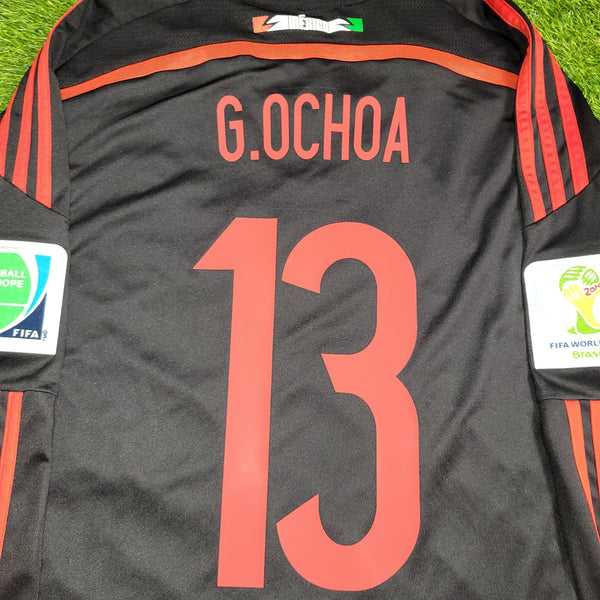 Memo Ochoa Mexico 2014 WORLD CUP GK Soccer Jersey Shirt L SKU# G86995 Adidas