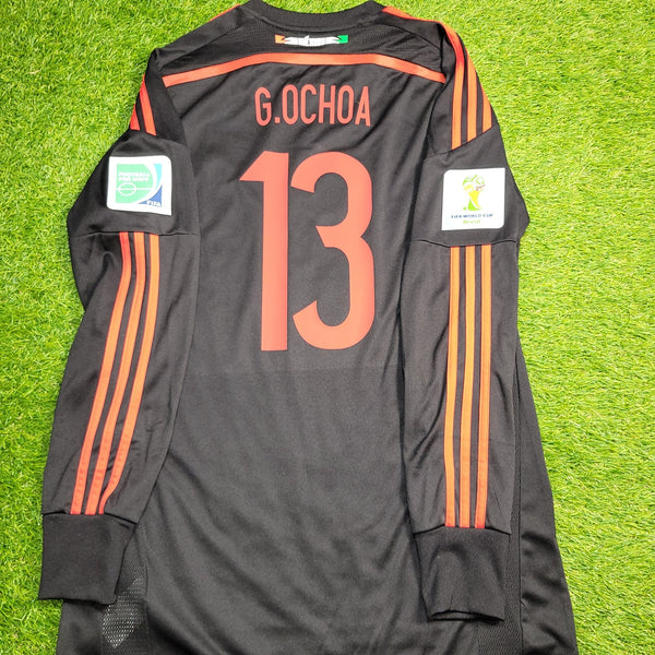 Memo Ochoa Mexico 2014 WORLD CUP GK Soccer Jersey Shirt M SKU# G86995 Adidas