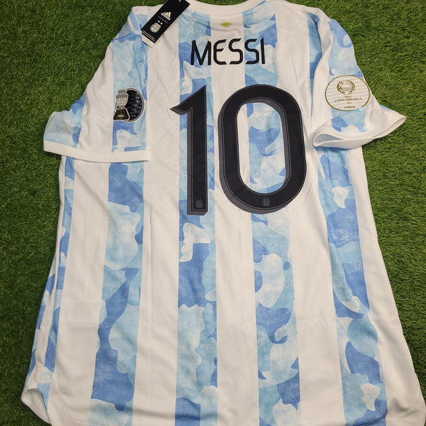 Messi Argentina 2020 2021 2022 COPA AMERICA FINAL PLAYER ISSUE Home Soccer Jersey Shirt BNWT XL SKU# FS6568 Adidas