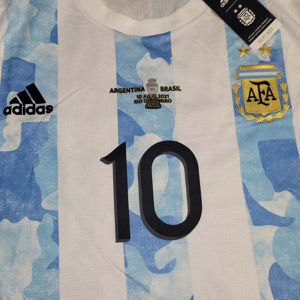 Messi Argentina 2020 2021 2022 COPA AMERICA FINAL PLAYER ISSUE Home Soccer Jersey Shirt BNWT XL SKU# FS6568 Adidas