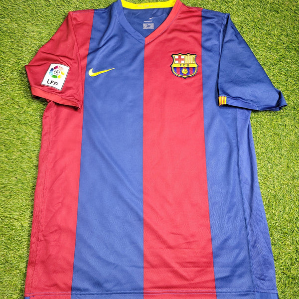 Messi Barcelona 2006 2007 Home Soccer Jersey Shirt M SKU# F6AOM 146980 Nike